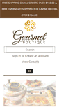 Mobile Screenshot of gourmetboutique.net